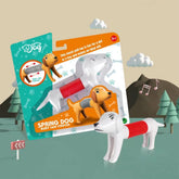 Spring Dog Pop Tube Fidget Toy
